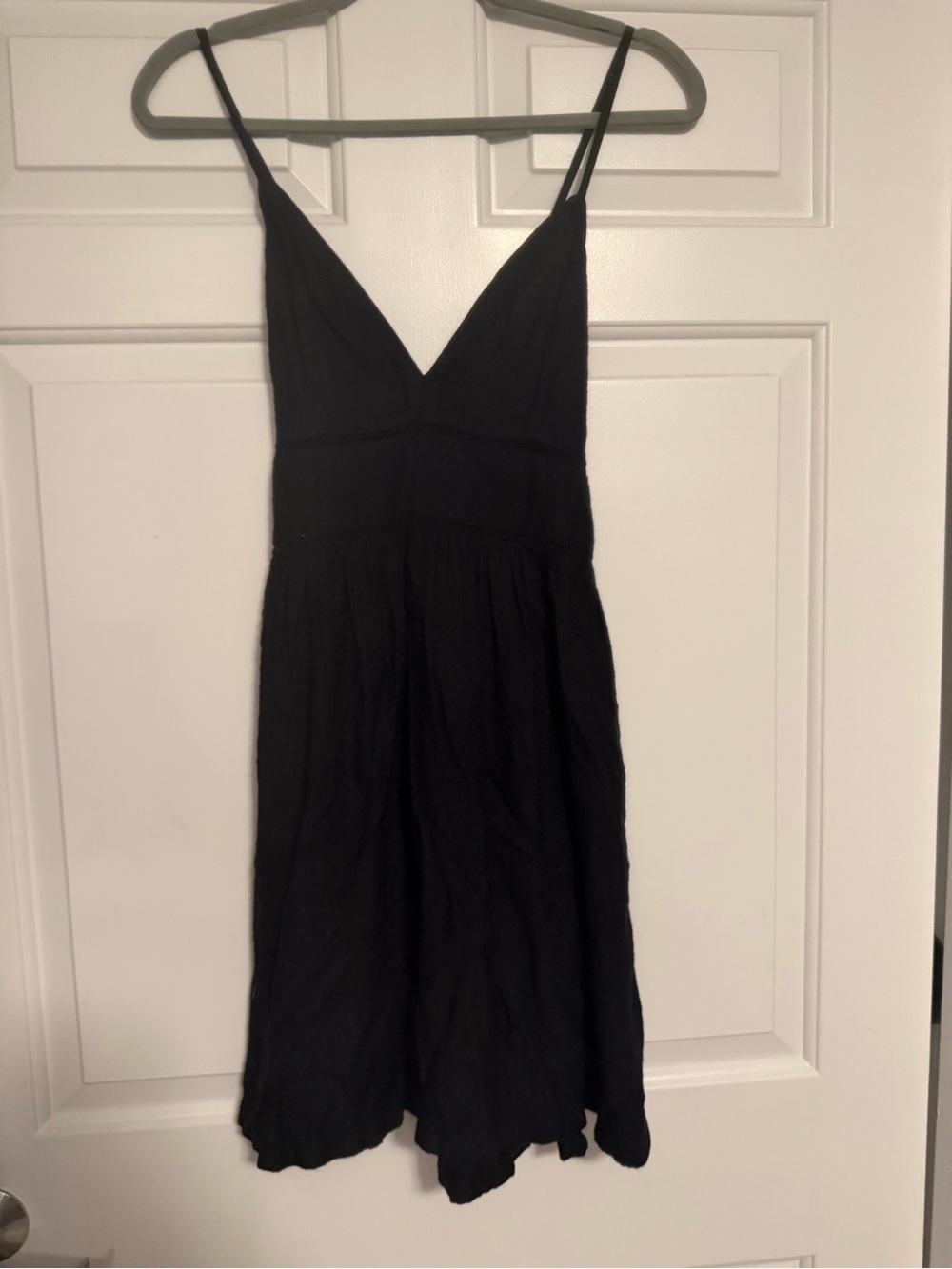 Roxy Black V-Neck Spaghetti Strap Sundress